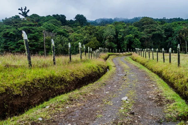 Small Mountain Road Pastures Boquete Panama — Stock Photo, Image