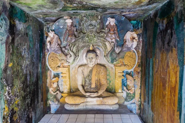 Buddha Bild Gadaladeniya Temple Nära Kandy Sri Lanka — Stockfoto
