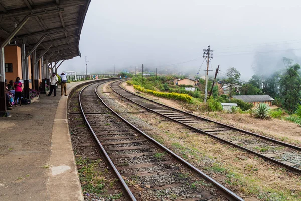 Idalgashinna Sri Lanka Julho 2016 Estação Ferroviária Aldeia Idalgashinna — Fotografia de Stock