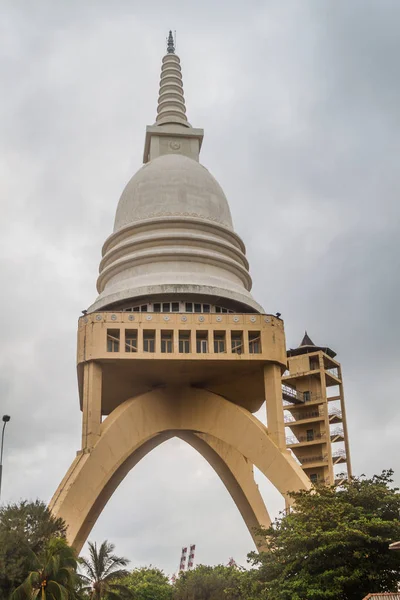 Sambodhi Chaithya Buddha Jouko Chaithya Stupa Colombo Sri Lanka — Stockfoto