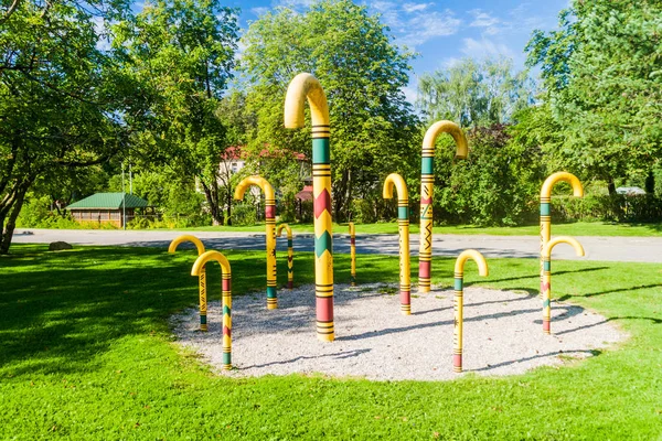 Baston şehirde Sigulda, Letonya Anıtı