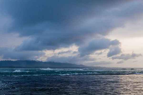 Bouřlivé Počasí Moře Puerto Viejo Talamanca Kostarika — Stock fotografie