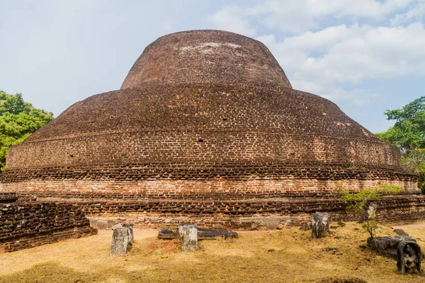 古代都市ポロンナルワ スリランカの Pabula Parakramabahu — ストック写真