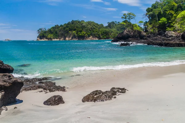 Beach Içinde Milli Parkı Manuel Antonio Kosta Rika — Stok fotoğraf