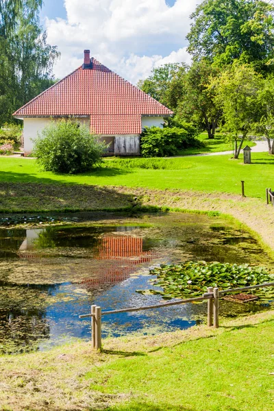 Dammen Turaida Museum Reserve Lettland — Stockfoto