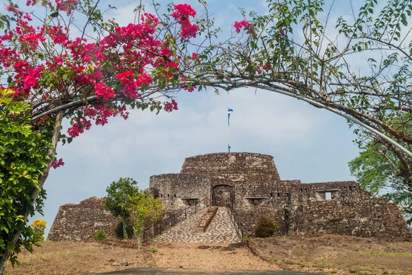 Фортеця Непорочного Зачаття Селі Ell Кастільо Річки Сан Хуан Нікарагуа — стокове фото