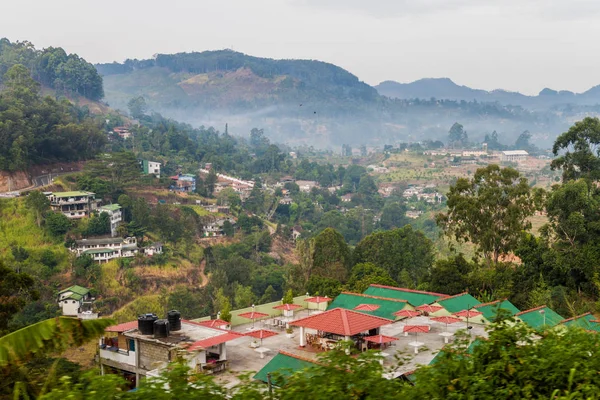 Kis Falu Közelében Bandarawela Sri Lanka — Stock Fotó