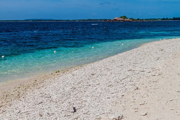 Pláž Holubím Ostrově Poblíž Nilaveli Vesnice Srí Lance — Stock fotografie