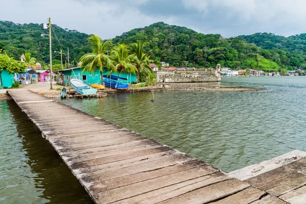 Holzsteg Portobelo Panama — Stockfoto