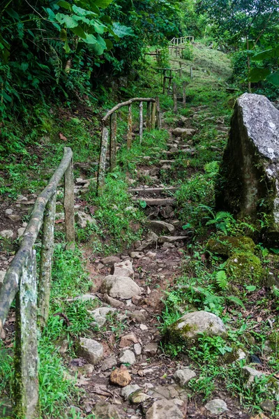 Stracił Wodospady Piesze Ścieżki Pobliżu Boquete Panama — Zdjęcie stockowe