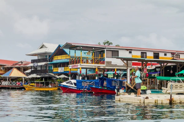 Bocas Del Toro Panama Května 2016 Zobrazení Budov Moře Městě — Stock fotografie