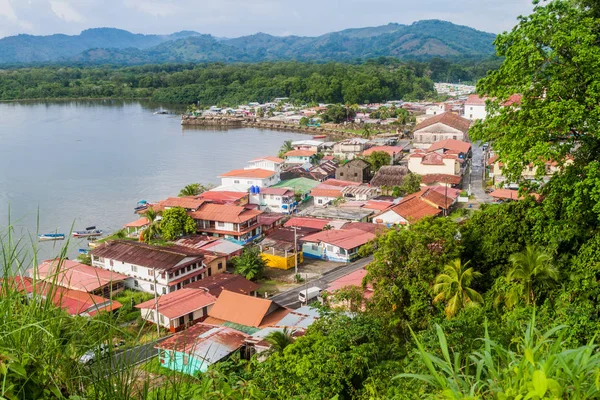 Luftaufnahme Des Dorfes Portobelo Panama — Stockfoto