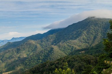 Panama dağlarının görünümü
