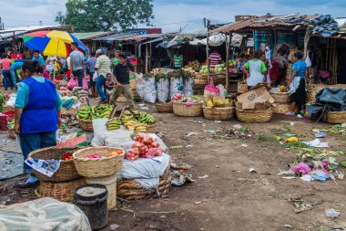 : Masaya, Nicaragua - 30 Nisan 2016: Görünüm, Mercado Belediye Ernesto Fernandez şehirde: Masaya, Nicaragua