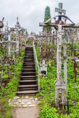 Hill haçlar, hac sitesi Kuzey Litvanya'daki