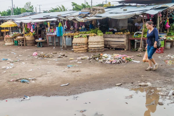 : Masaya, Nicaragua - 30 Nisan 2016: Görünüm, Mercado Belediye Ernesto Fernandez şehirde: Masaya, Nicaragua