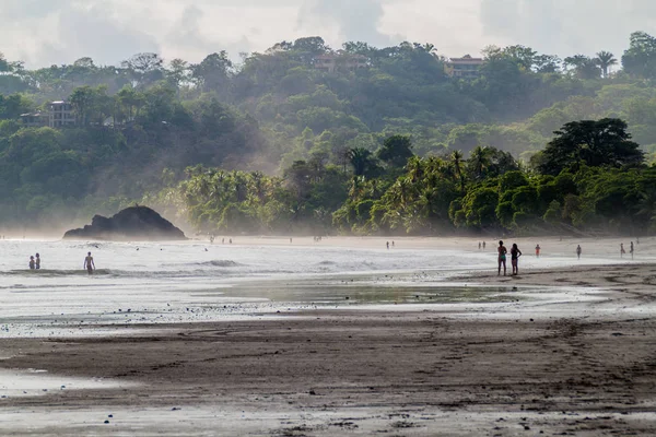 Manuel Antonio Costa Rica Mayo 2016 Personas Una Playa Pueblo — Foto de Stock