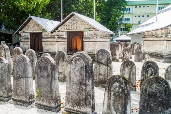 Cmentarz Stary Piątek Meczet Hukuru Miskiiy Male Maldives — Zdjęcie stockowe