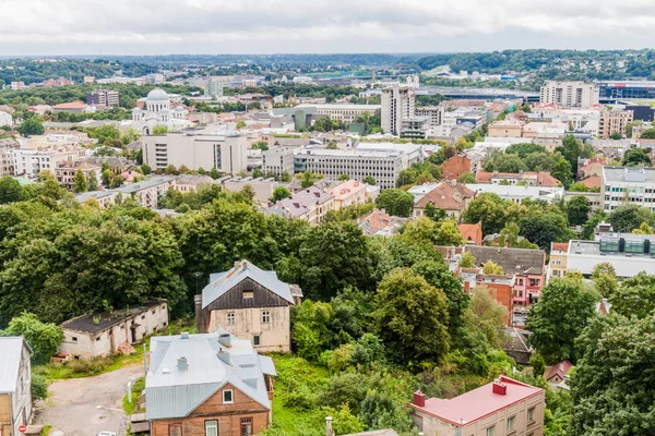 Vista Aérea Ciudad Kaunas Lituania — Foto de Stock