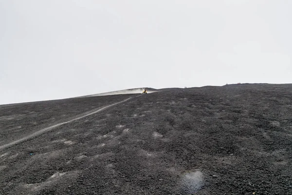 Cerro Negro Nicaragua Abril 2016 Turismo Abordaje Del Volcán Cerro — Foto de Stock