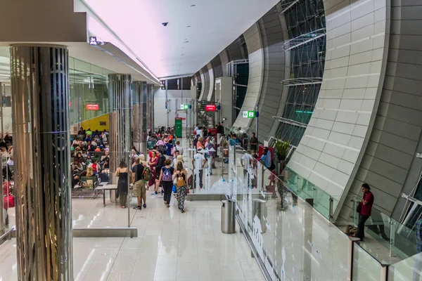 Дубай Оаэ Июля 2016 Года Вид Интерьер Международного Аэропорта Дубая — стоковое фото