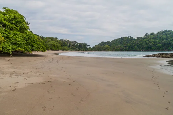 Beach Içinde Milli Parkı Manuel Antonio Kosta Rika — Stok fotoğraf