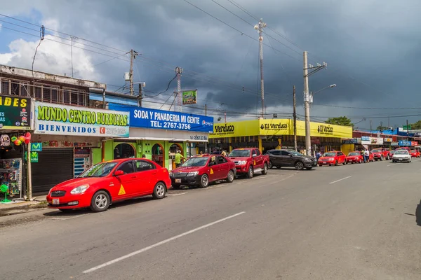 Cariari Costa Rica 2016 Május Nézd Forgalom Főút Város Cariari — Stock Fotó