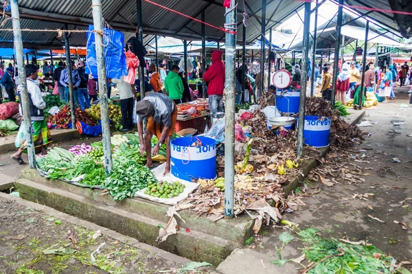Nuwara Eliya Sri Lanka Juli 2016 Mensen Winkelen Markt Van — Stockfoto
