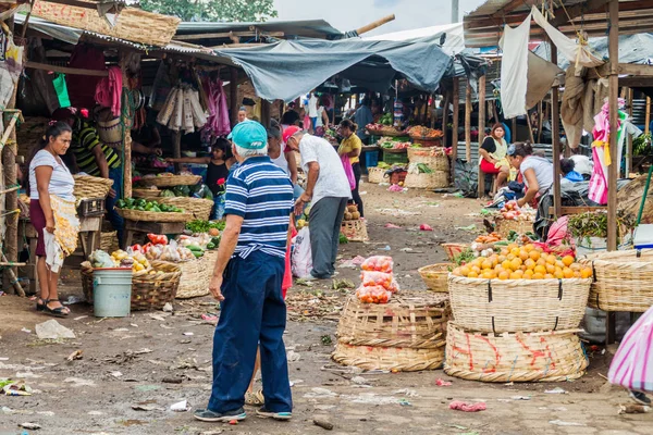 Masaya Nicaragua Kwiecień 2016 Widok Mercado Municipal Ernesto Fernandez Mieście — Zdjęcie stockowe