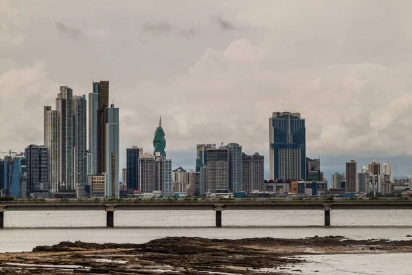 Skyline Ciudad Panamá Fondo —  Fotos de Stock