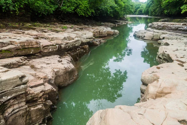 Los Cangilones Gualaca Mini Canyon Panama — Stock Photo, Image