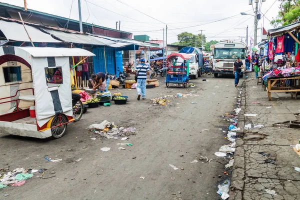 Leon Nicaragua Abril 2016 Vista Mercado Terminal Leon Nicarágua — Fotografia de Stock