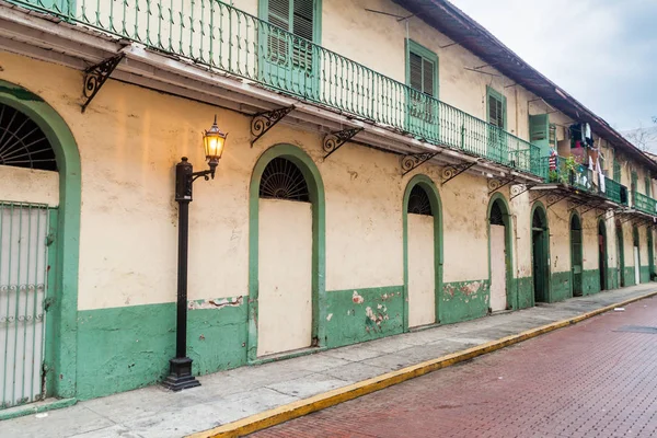 Παλιά Κτίρια Στο Casco Viejo Παλιά Πόλη Πόλη Του Παναμά — Φωτογραφία Αρχείου