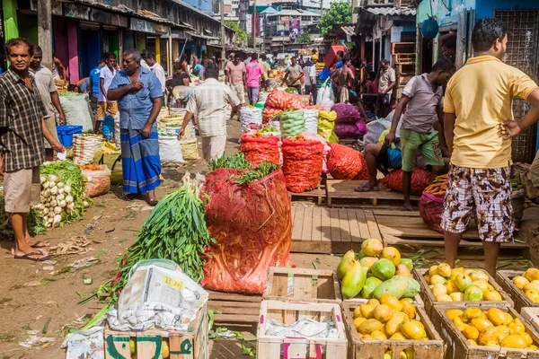 Kupujących Sprzedawców Rynku Manning Colombo Sri Lanka Colombo Sri Lanka — Zdjęcie stockowe