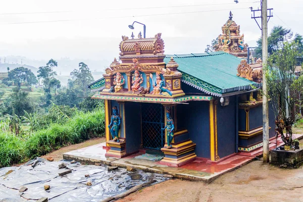 Kleine Hindoeïstische Tempel Buurt Van Nanu Oya Dorp Sri Lanka — Stockfoto