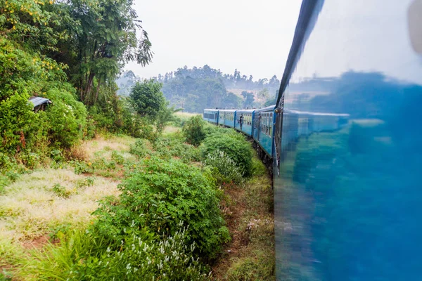 Passeio Trem Perto Ella Sri Lanka — Fotografia de Stock