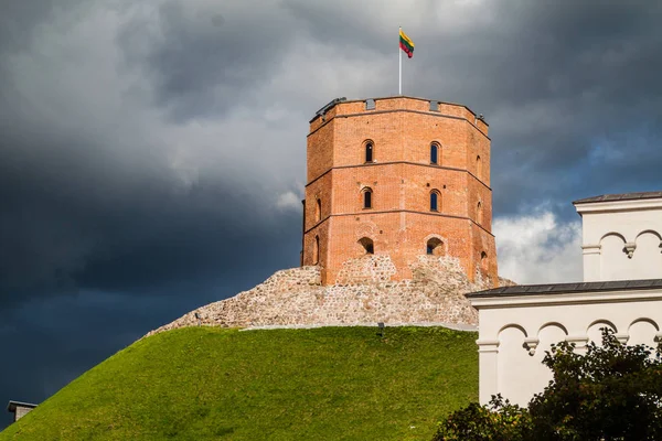 Şafak Kulesi (Gedimino) Vilnius, Litvanya, parçası üst Vilnius Castle karmaşık