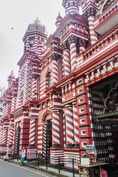 Colombo Sri Lanka Juli 2016 Jami Alfar Mosque Colombo Sri — Stockfoto