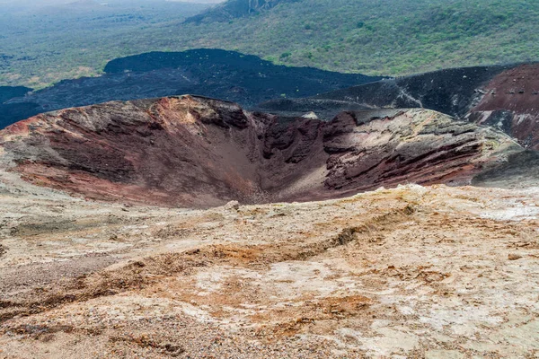 Cratere Del Vulcano Cerro Negro Nicaragua — Foto Stock