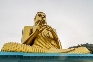 Buddhaa heykel başta-in altın tapınak Dambulla, Sri Lanka