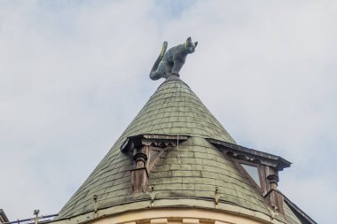 Riga, Letonya ortasına kedi evi detay