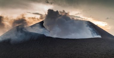 Krater Telica volkan, Nicaragua