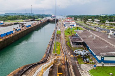 Gatun kilitler, Panama Kanalı parçası.