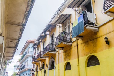 Kasko Viejo (Historic Center) Panama City'deki sömürge binalarda