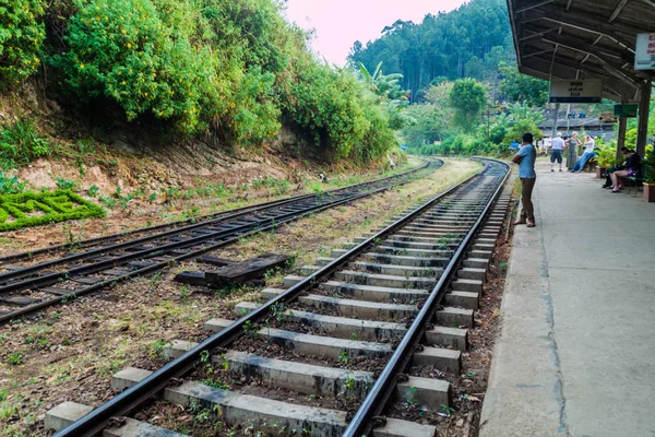 Ella Sri Lanka Julho 2016 Estação Ferroviária Aldeia Ella — Fotografia de Stock