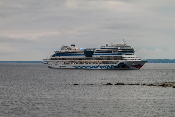 Tallinn Estland August 2016 Aida Diva Kreuzfahrtschiff Tallinn Estland — Stockfoto