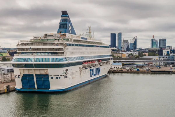 Tallinn Estonia Agosto 2016 Silja Europa Transbordador Propiedad Del Operador — Foto de Stock