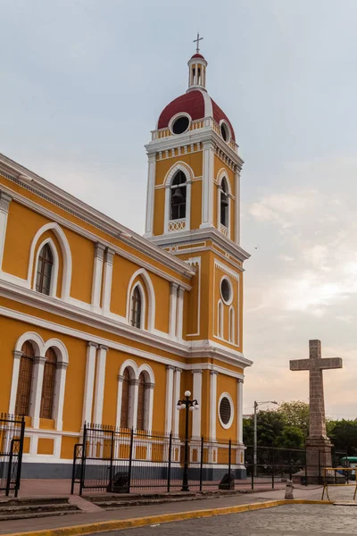 Cathderal Granada Nicaraguában Háttérben — Stock Fotó