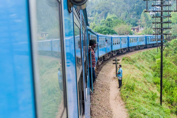 Bandarawela Sri Lanka Luglio 2016 Viaggio Treno Attraverso Montagne Dello — Foto Stock