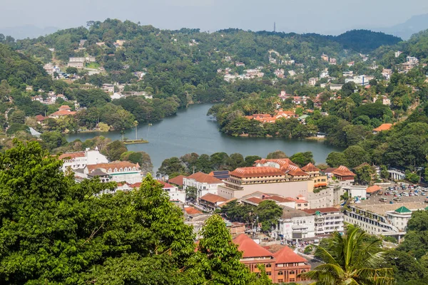 Luftaufnahme Von Kandy Sri Lanka — Stockfoto